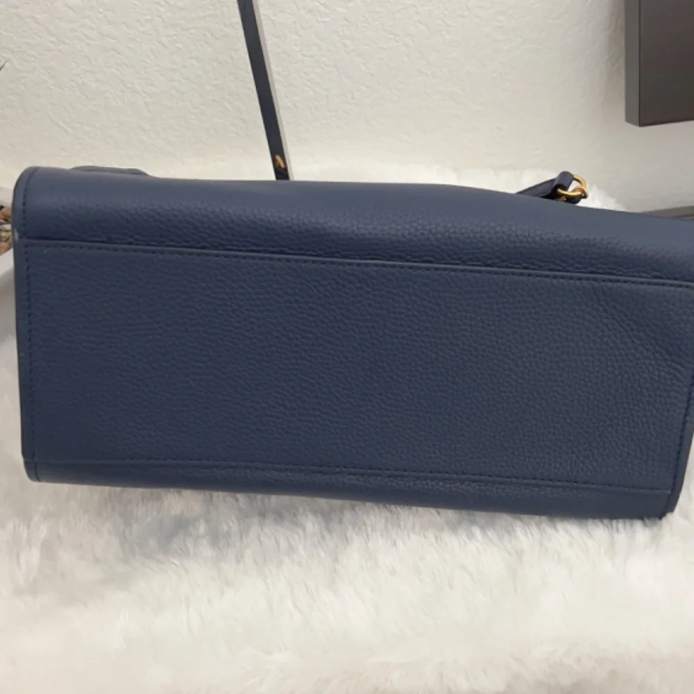 Tory Burch Britten Tote Royal Navy - Picture 4 of 9